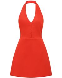 Forever New - Ricki Halter Neck Hook And Eye Mini Dress - Lyst
