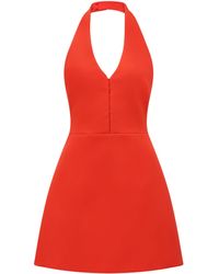 Forever New - Ricki Halter Neck Hook And Eye Mini Dress - Lyst