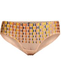 Huit - Women's Deco Dots Bikini Briefs - Lyst