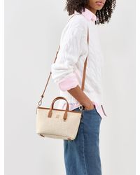 Tommy Hilfiger - Monoplay Mini Tote Bag Cream - Lyst