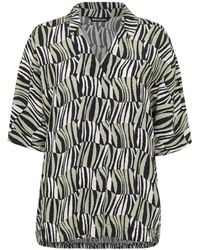 Whistles - Women's Checkerboard Tiger Boxy Shirt - Lyst