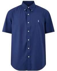 Polo Ralph Lauren - Custom Fit Poplin Stretch Short Sleeve Shirt - Lyst