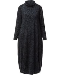 Sahara - Textured Allover Ikat Jersey Drawstring Dress - Lyst