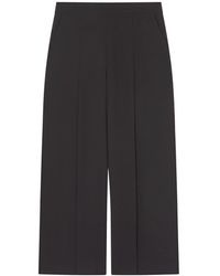 LK Bennett - Women's Eva Wide Crop Pleat Trouser - Lyst