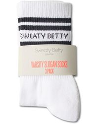 Sweaty Betty - Varsity Slogan Socks - Lyst
