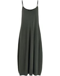 Eileen Fisher - Lantern Cami Midi Dress - Lyst