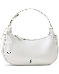 Polo Ralph Lauren - Shiny Drum Pebble Logo Bag - Lyst