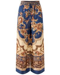 Zimmermann - Aster Relaxed Trousers Multi - Lyst