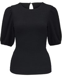 Forever New - Women's Jolanta Textured Puff Sleeves Top - Lyst