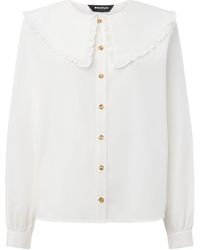 Whistles - Collar Detail Top - Lyst