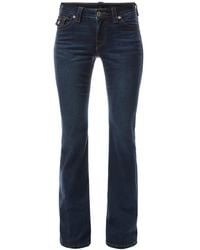 True Religion - Joey Mid Rise Flare Flap Jeans - Lyst
