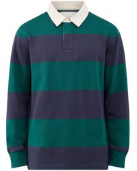 GANT - Striped Heavy Rugger - Lyst