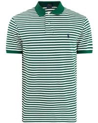 Polo Ralph Lauren - Custom Fit Striped Piqué Polo Shirt - Lyst