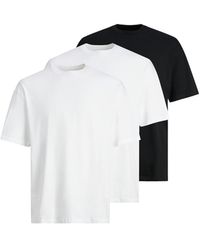 Jack & Jones - 3 Pack Loose Fit T-Shirts Multi - Lyst