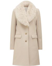 Forever New - Women's Lucinda Short Fur Collar Coat - Lyst