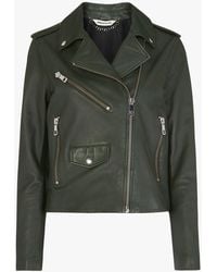 Whistles - Women's Agnes Pocket Leather Jacket - Lyst