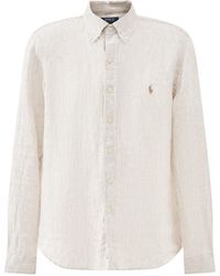 Polo Ralph Lauren - Custom Fit Pin Stripe Shirt - Lyst