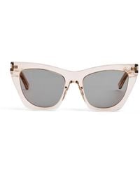 Saint Laurent - 214 Kate Acetate Cat-eye Sunglasses - Lyst