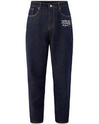 Ed Hardy - Embroidered Panther Relaxed Jeans - Lyst