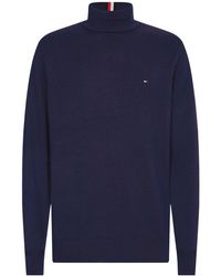 Tommy Hilfiger - Roll Neck Jumper With - Lyst