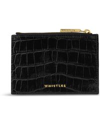 Whistles - Women's Shiny Croc Coin Purse - Lyst
