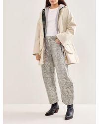 Barbour - Thixendale Showerproof Jacket Cream - Lyst