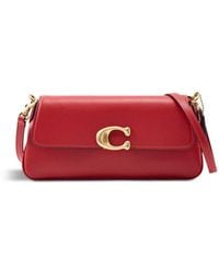 COACH - Refined Calf Jet Shoulder Bag Poppy - Lyst