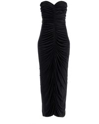 Costarellos - Women's Avelina Ruched Jersey Midi Strapless Dress - Lyst