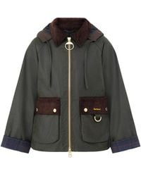 Barbour - Carville Wax Jacket Fern - Lyst