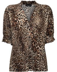 James Lakeland - Leopard Print Blouse - Lyst