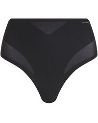 Calvin Klein - Stay Put Mesh Sculpted Firm Mesh Thong - Lyst
