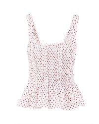 Damson Madder - Raphi Polka Dot Cami Top - Lyst