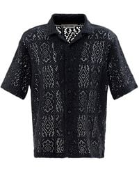 Only & Sons - Avon Crochet Resort Shirt - Lyst