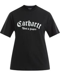 Carhartt - Women's Short Sleeve Onyx Script T-shirt - Lyst