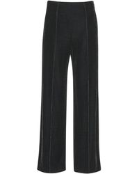 Whistles - Velvet Full Length Trousers - Lyst
