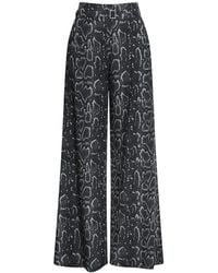 James Lakeland - Python Print Trousers - Lyst