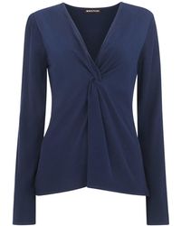 Whistles - Women's Twist Front Textured Top - Lyst