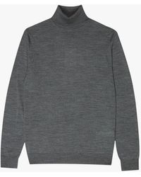 Reiss - Caine Merino Wool Rollneck - Lyst