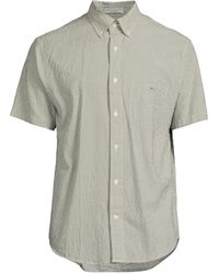GANT - Men's Seersucker Stripe Short Sleeve Shirt - Lyst