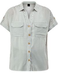 Vero Moda - Bumpy Short Sleeve Shirt Multi - Lyst