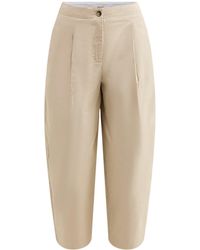 SELECTED - Carmen High Waist Cropped Pant - Lyst