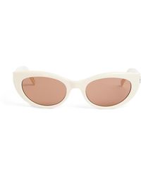 Saint Laurent - Women's Womens Recycled Acetate Slim Frame Sunglasses - Lyst