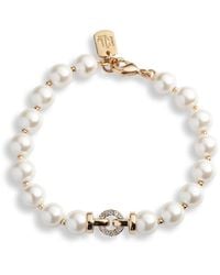 Ralph Lauren - Women's Pearl Flex Bracelet - Lyst