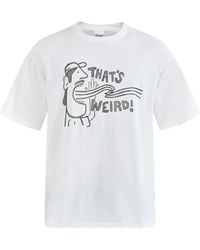 Nudie Jeans - Koffe Thats Weird Graphic T-Shirt - Lyst