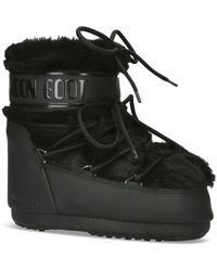 Moon Boot - Icon Low Faux Fur Ankle Boots - Lyst