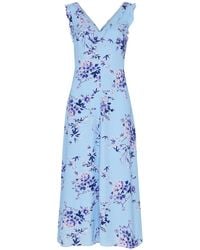 Whistles - Women's Bamboo Blossom Ruffle Dress - Lyst