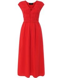 Whistles - Shir Bodice V Neck Dress - Lyst