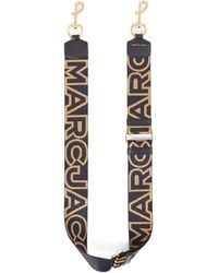 Marc Jacobs - The Outline Logo Strap Blackgold Bag - Lyst