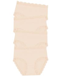 Stripe & Stare - High Rise Knicker 4 Pack Nude - Lyst