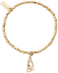 ChloBo - Soul Glow Interlocking Heart And Angel Wing Bracelet - Lyst